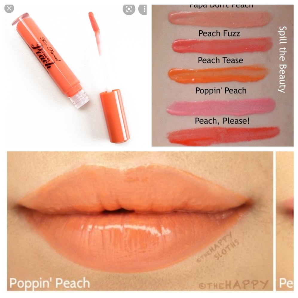 🥳 Poppin' Peach Sweet Peach Creamy Lip Oil